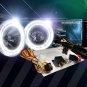 BlingLights BL5000K 4-Inch Round White Halo Angel Eye Fog Driving Lamp Kit