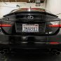 Lexus RC Tinted Tail Lights Overlays Smoked Lamps Protection Cover Film