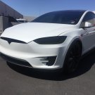 BlingLights Brand Tinted Headlamp Protective Film Overlays for Tesla Model X
