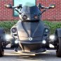 Blue LED Auxiliary Fog Driving Lights for Can-Am Spyder Roadster FS RT RS ST