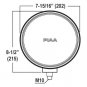 PIAA 550 Single Replacement Plasma Ion Driving 7.5in Lens Reflector 35503