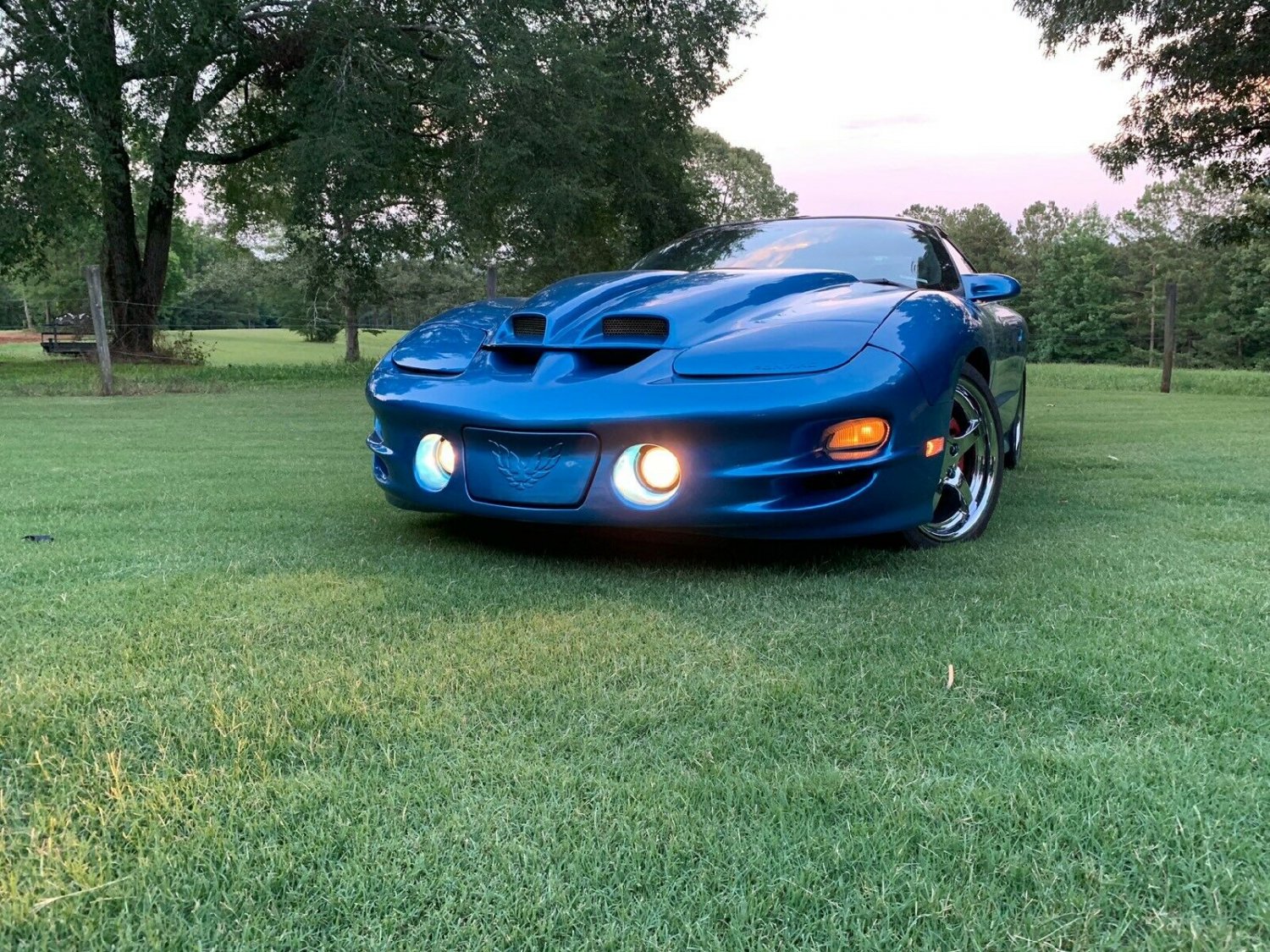 White LED Halo Fog Light Lamps For 1998-2002 Pontiac Trans Am (Angel Eyes)