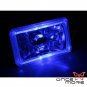 4in x 6in Blue LED Sealed Beam Replacement Headlight Housing