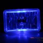 4in x 6in Blue LED Sealed Beam Replacement Headlight Housing