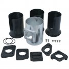 Air Intake MAF Sensor Adapter 3" OD Piping Kit for GM Ford Nissan Honda & Toyota