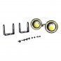Blue Halo Fog Lamps Lights Kit for 2004 2005 2006 Mazda3 Mazda 3 Sedan