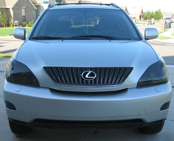 Tinted Smoked Head Light Protective Lens Film Overlay Covers for Lexus RX (all years)
