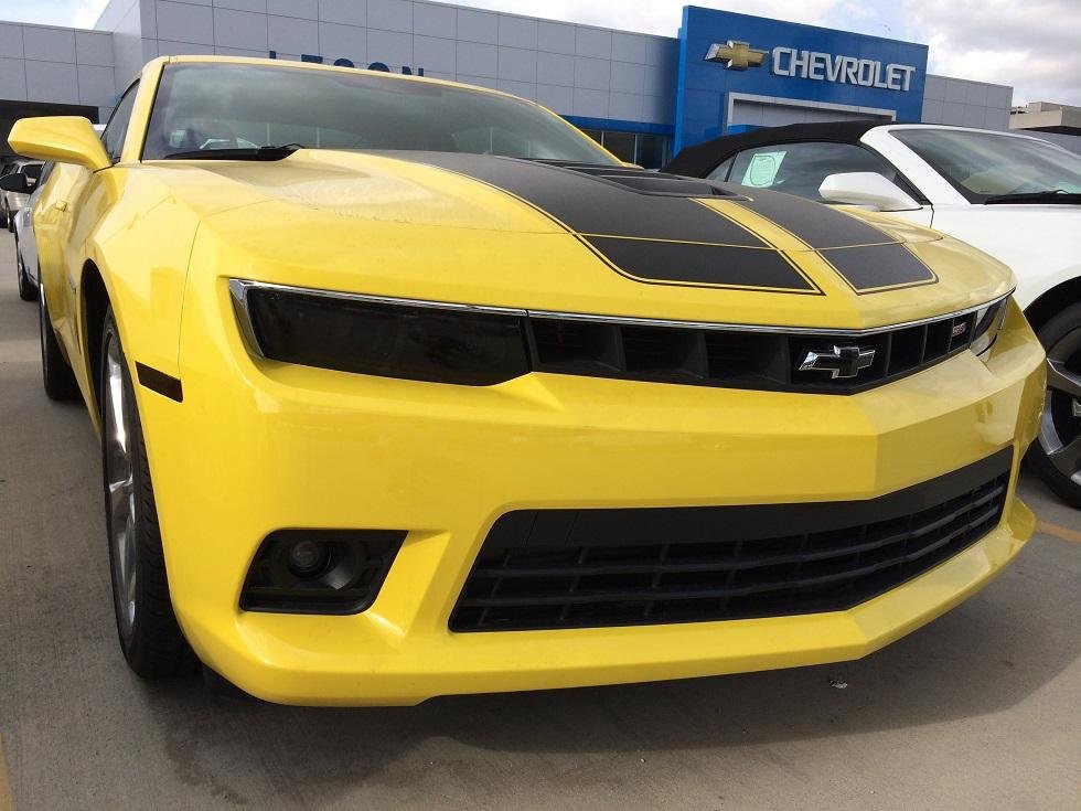Tinted Head Light Smoked Lamp Film Overlays for Chevrolet Camaro (all years)