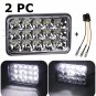 2x Hi/Lo Bright LED Headlights for 1991 1992 Pontiac Firebird