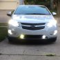 White Halo Angel Eye LED Fog Lights for 2011-2019 Chevrolet Volt