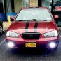 LED Halo Projector Fog Lamps Lights for 2001 2002 2003 Hyundai Elantra GLS