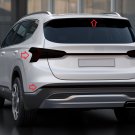 BlingLights Brand Tinted Taillight Film Covers for 2021 2022 2023 Hyundai Santa Fe BlingLights Brand Tinted Taillight Film Covers for 2021 2022 2023 Hyundai Santa Fe