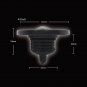 BlingLights Brand White Halo Fog Lights for 2006 2007 2008 Mitsubishi Eclipse