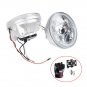 BlingLights BL5000K 4-Inch 100MM Round Blue Halo Halogen 55w Fog Light Kit