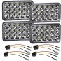 BlingLights Brand 4x Hi/Lo Bright LED Headlights for 1977-1981 Pontiac Firebird