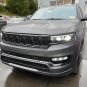 BlingLights Tinted Protective Headlight Film Covers for Jeep Grand Wagoneer