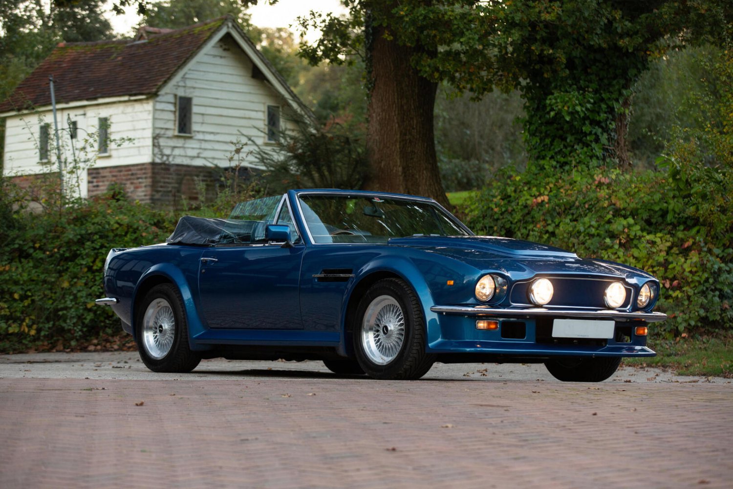 BlingLights Grill Round Driving Fog Lamps for 1969&acirc;��1989 Aston Martin V8