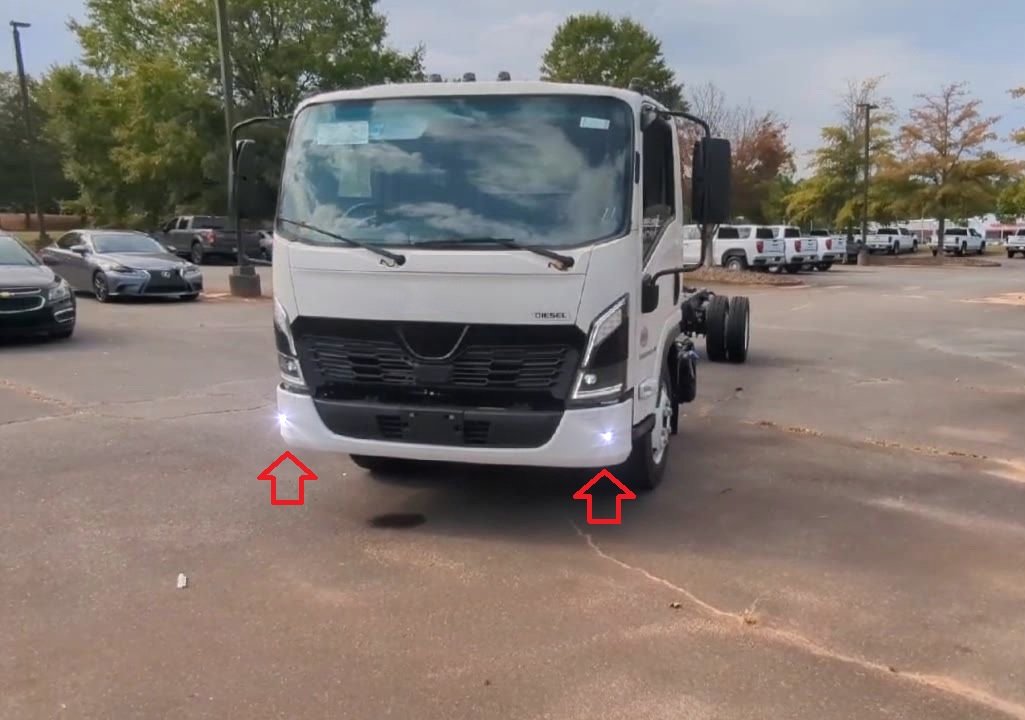 BlingLights LED Halo Fog Lamps for Chevrolet Low Cab Forward LCF Diesel XD