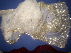 Silver Antique shawl