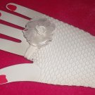 lglove-09: Hand decorated colorful fishnet gloves