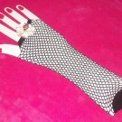 lglove-07: Hand decorated colorful fishnet gloves