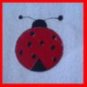 Pillowcase....Personalized.....Embroidered.......ladybug