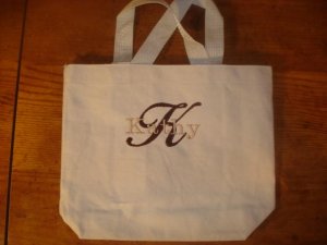 SM. Canvas TOTE BAG....Personalized....Monogram