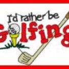 APRON....Personalized.....Embroidered......Id rather be golfing