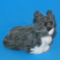 1 Crocheted Two Color Cat Pattern