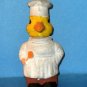 Antique German Easter Duck Chef Candy Container Mache Small Adorable