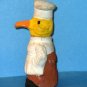 Antique German Easter Duck Chef Candy Container Mache Small Adorable