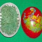 Early Vintage German Easter Egg Candy Container Duck in Bonnet Basket of Eggs Paper Mache