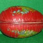 Early Vintage German Easter Egg Candy Container Duck in Bonnet Basket of Eggs Paper Mache