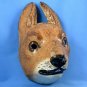 Antique German Easter Rabbit Hare Mask Paper Cardboard Rarity Halloween Carnival Display