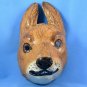 Antique German Easter Rabbit Hare Mask Paper Cardboard Rarity Halloween Carnival Display