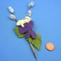 Vintage German Easter Rabbit Candy Container Parts Sebnitz Flower Bouquet Small Wood Baskets