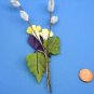 Vintage German Easter Rabbit Candy Container Parts Sebnitz Flower Bouquet Small Wood Baskets