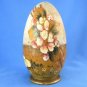 Antique German Easter Rare Large Turned Carved Wood Rabbit Egg Candy Container 1900-20 Folk Art