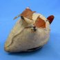 Antique Easter Duck Nodder Wool Flocked Mache Wood Glass Eyes Metal Feet Functioning