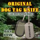 Original Dog Tag Knife by Alex Shunnarah
