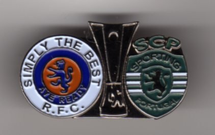UEFA Cup Quarter Final v Sporting Lisbon Pin Badge