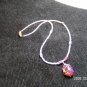 Necklace- Amber/gold-with crystal accents
