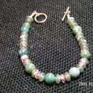 Bracelet - Agate and crystal