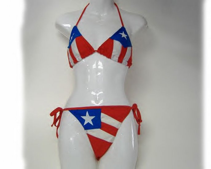 Puerto Rican Flag Bikini