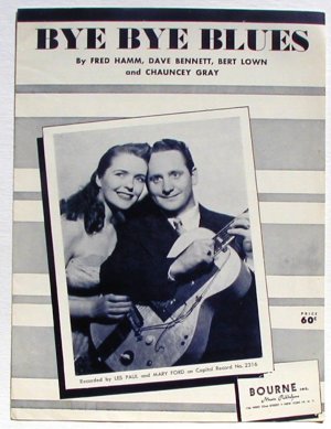 Les paul and mary ford bye bye blues album #8