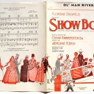 Ol' Man River Showboat Hammerstein Vintage Sheet Music 1927 Ziegfeld