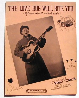 The Love Bug Will Bite You Vintage Sheet Music 1937 Pinky Tomlin