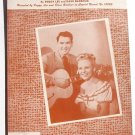 Manana Vintage Sheet Music 1948 Peggy Lee