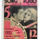 Song Hit Folio Lyrics Vol. 1 1934 Gable and Harlow