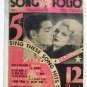 Song Hit Folio Lyrics Vol. 1 1934 Gable and Harlow